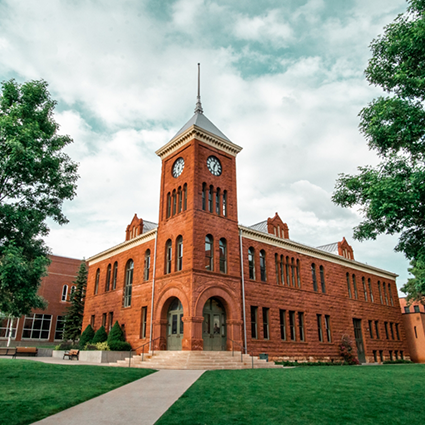 Outside view of university building
